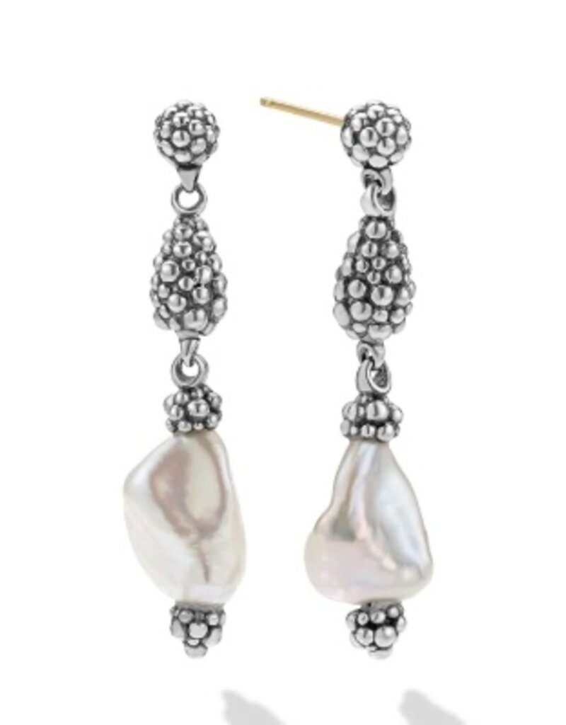 LAGOS Luna Keshi Pearl Drop Earrings
