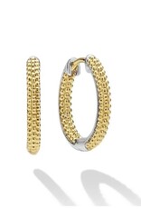 LAGOS Caviar Lux Two-Tone Caviar Huggie Earrings