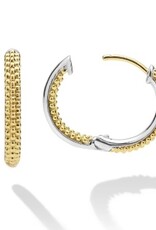 LAGOS Caviar Lux Two-Tone Caviar Huggie Earrings