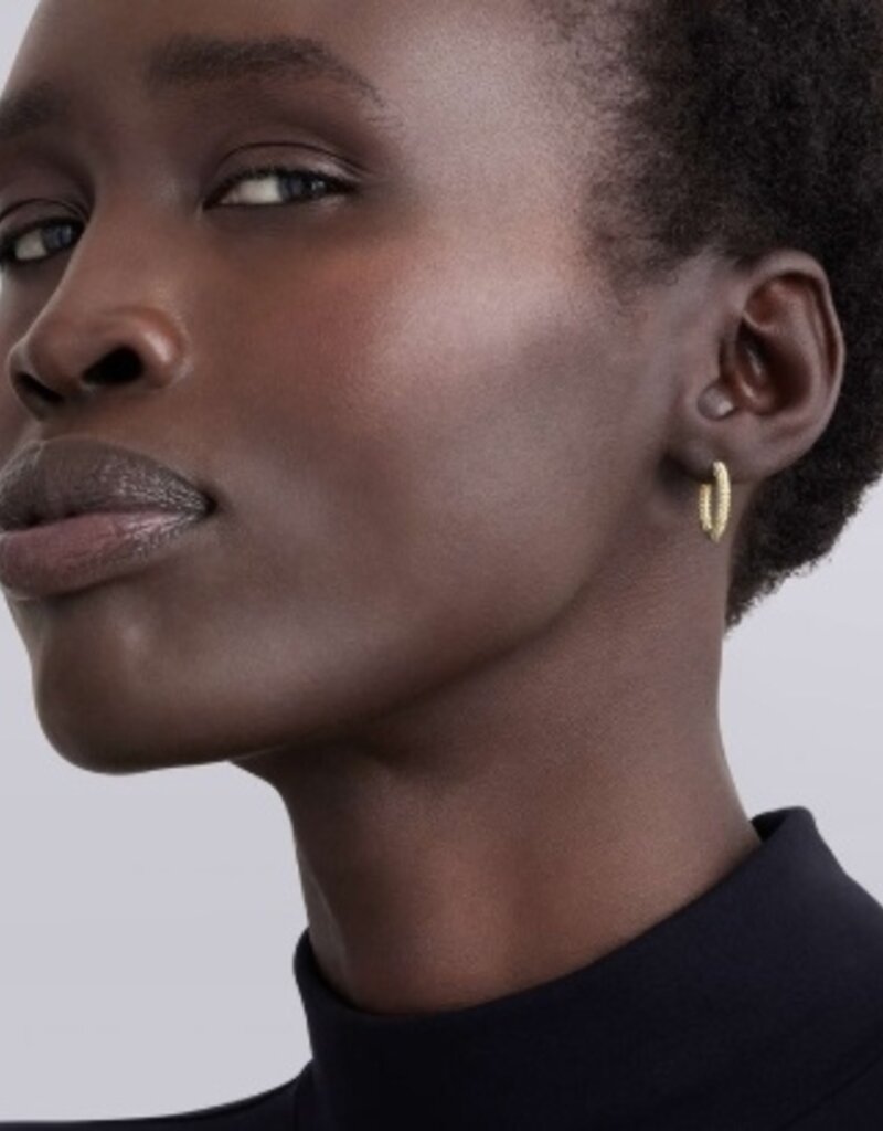 LAGOS Caviar Lux Two-Tone Caviar Huggie Earrings