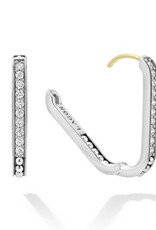 LAGOS Caviar Spark Linear Diamond Hoop Earrings