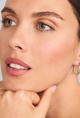 LAGOS Signature Caviar Two-Tone Station Hoop Earrings