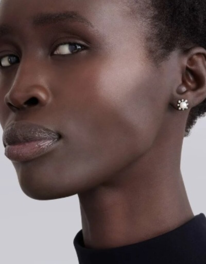 LAGOS Luna Fleur Pearl Stud Earrings