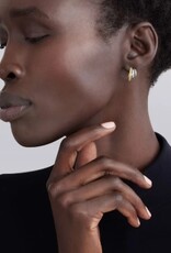 LAGOS Caviar Lux Two-Tone Three Ring Hoop Earrings