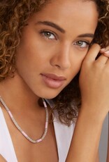 LAGOS Pink Caviar Silver Station Ceramic Beaded Necklace | 5mm