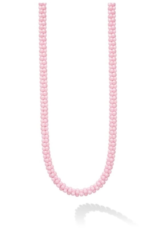 LAGOS Pink Caviar Ceramic Beaded Necklace | 5mm