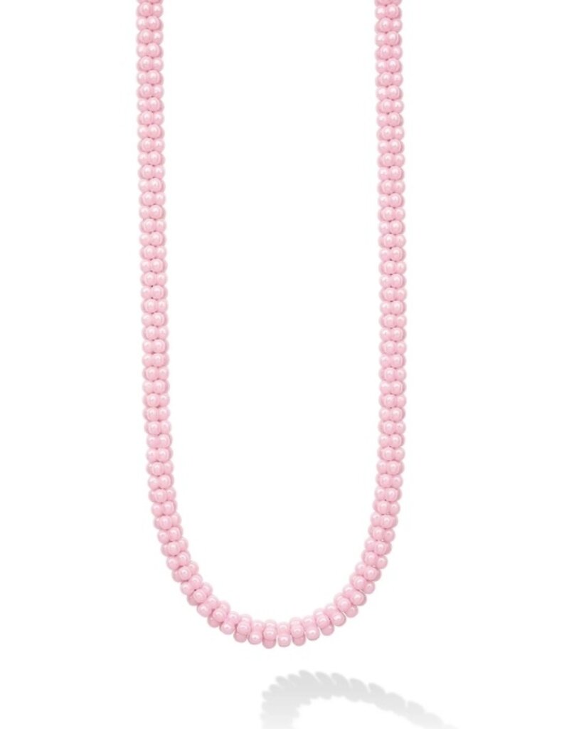 LAGOS Pink Caviar Ceramic Beaded Necklace | 5mm