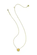 KENDRA SCOTT Softball Short Pendant Necklace