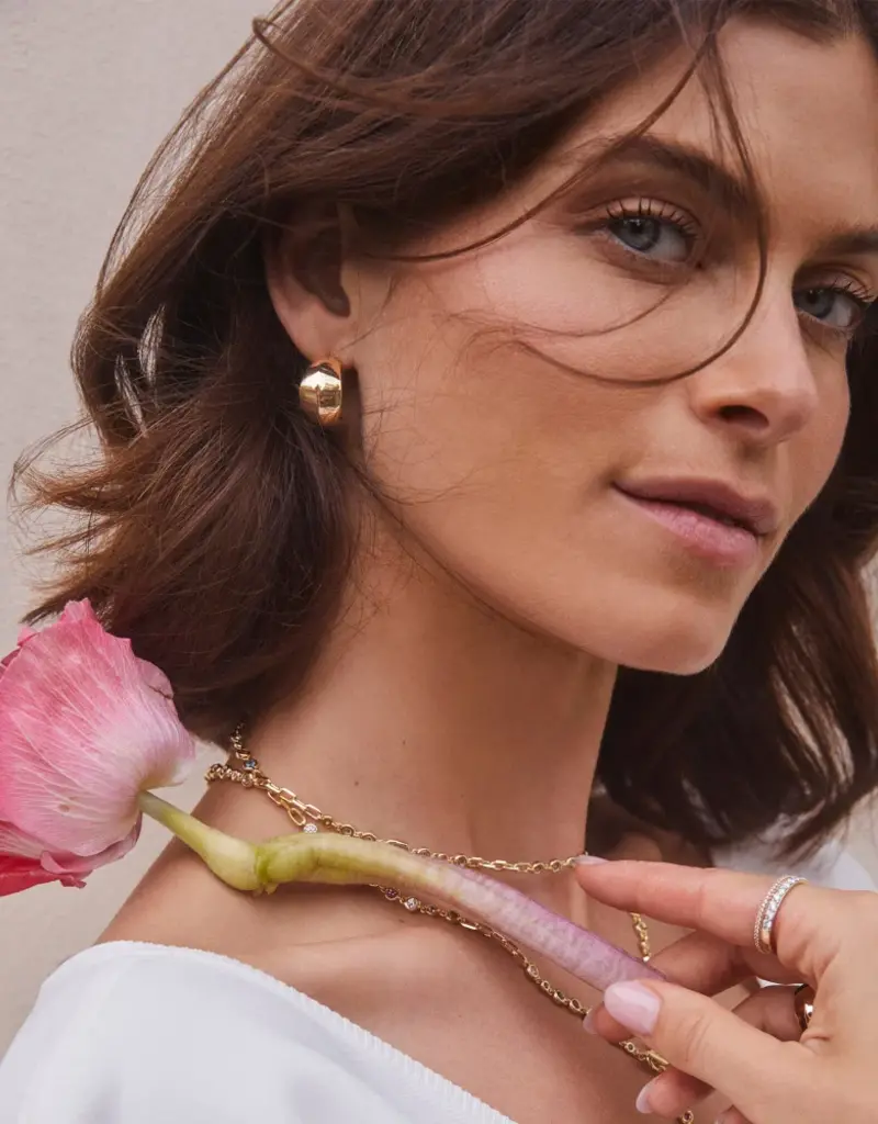 KENDRA SCOTT Krista Metal Hoop Earring