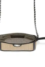 Glo Straw Mini Bag in Black