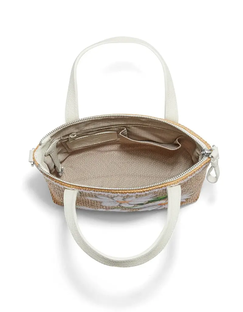 Daisy Dee Straw Embroidered Tote