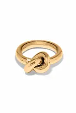Interlok Single Knot Ring in Gold