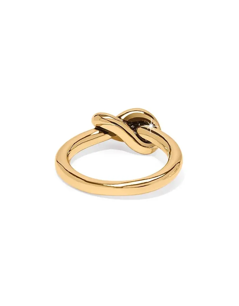 Interlok Single Knot Ring in Gold