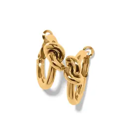 Interlok Single Knot Hoop In Gold