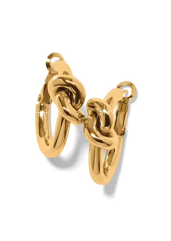 Interlok Single Knot Hoop In Gold