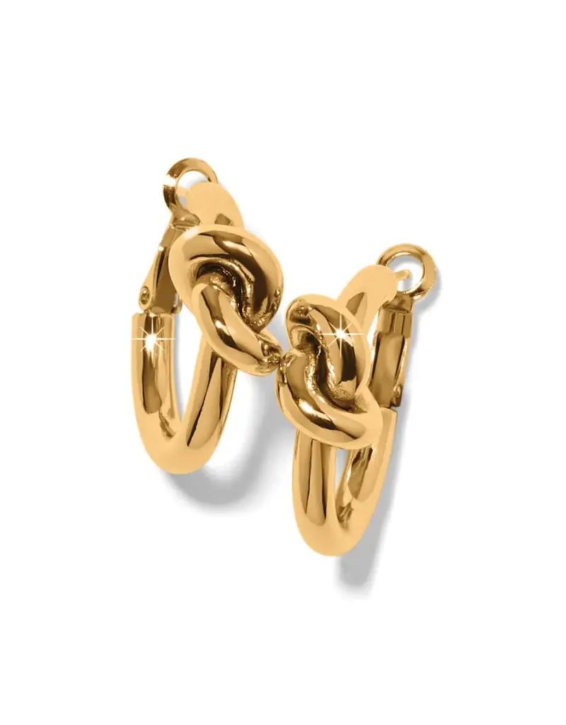 Interlok Single Knot Hoop In Gold