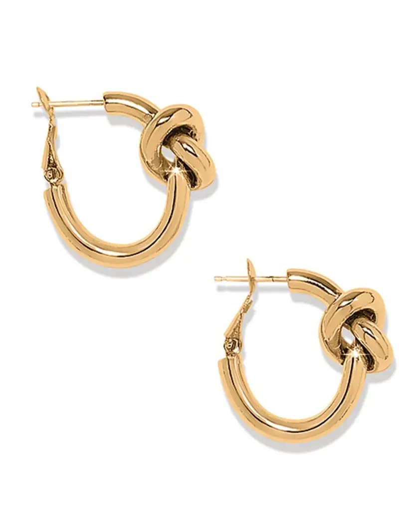 Interlok Single Knot Hoop In Gold