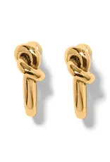 Interlok Single Knot Hoop In Gold