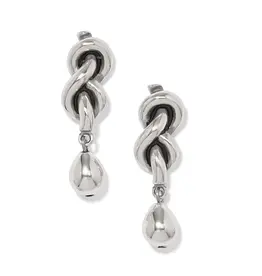Interlok Single Knot Drop in Silver