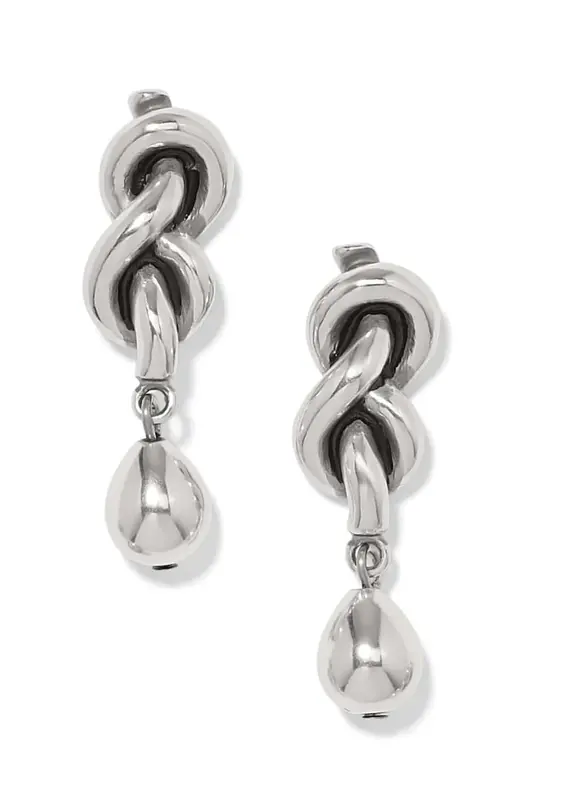 Interlok Single Knot Drop in Silver