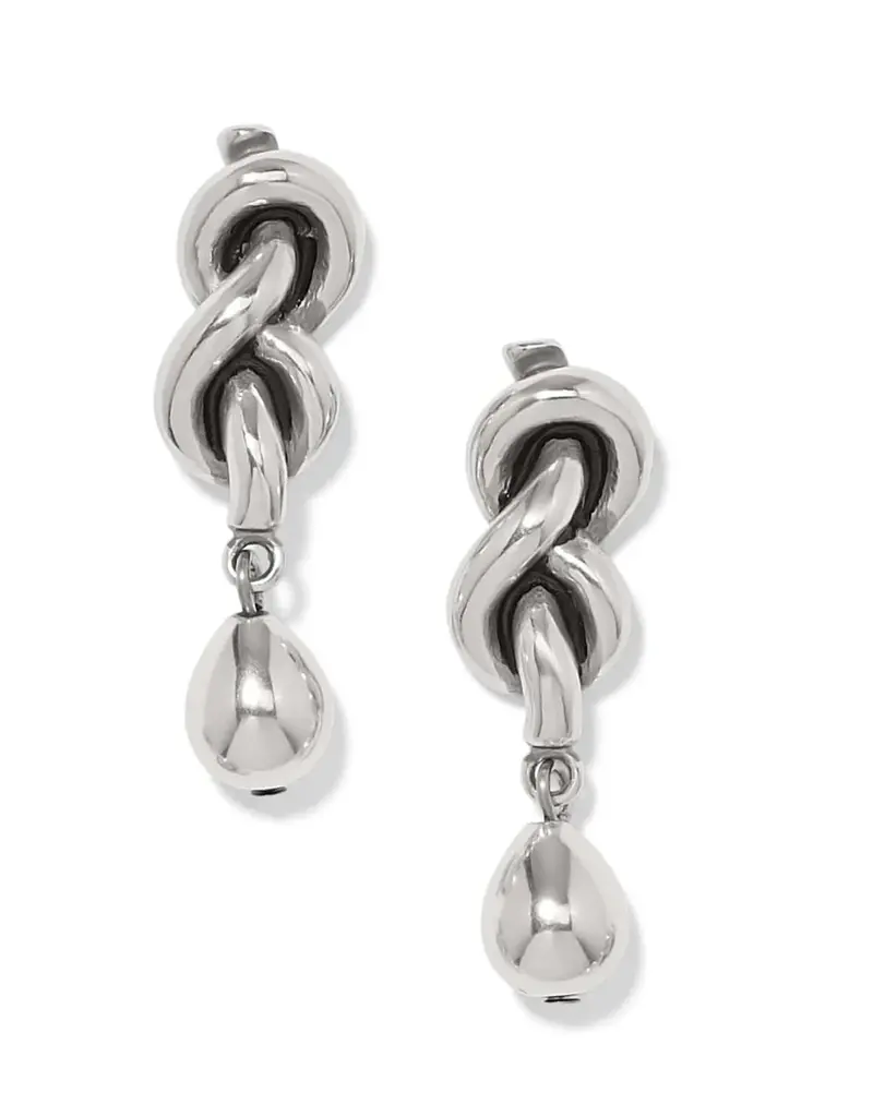 Interlok Single Knot Drop in Silver