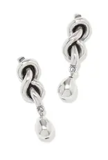 Interlok Single Knot Drop in Silver