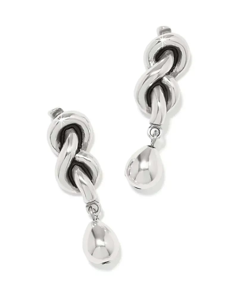 Interlok Single Knot Drop in Silver