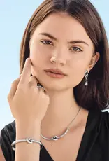 Interlok Single Knot Drop in Silver