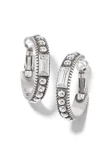 Pretty Tough Gem Hoop in Crystal