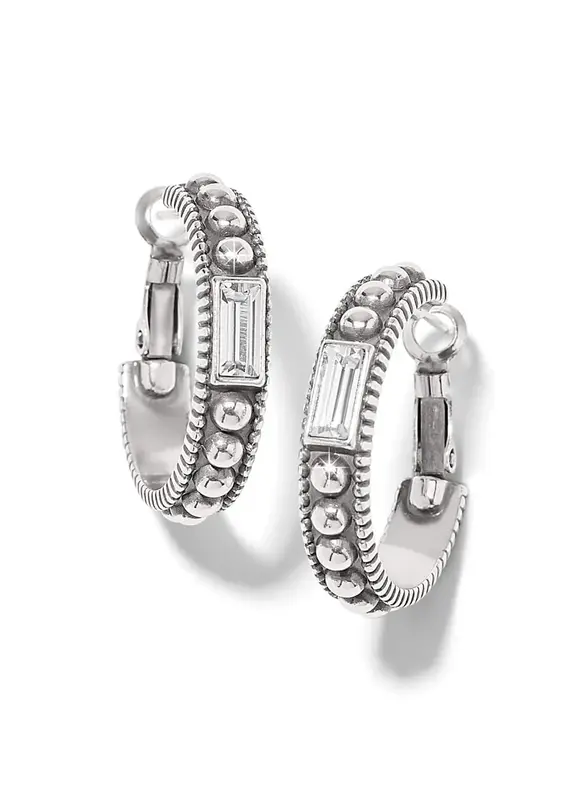 Pretty Tough Gem Hoop in Crystal