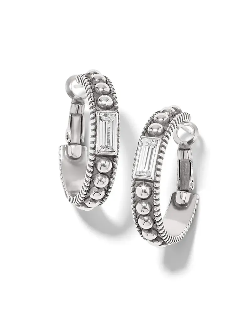 Pretty Tough Gem Hoop in Crystal