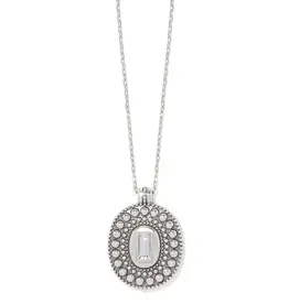 Pretty Tough Gem Necklace in Crystal