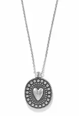 Pretty Tough Gem Necklace in Crystal