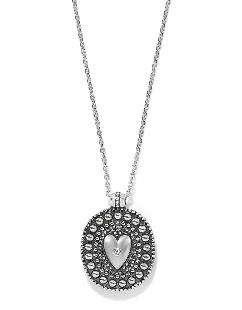 Pretty Tough Gem Necklace in Crystal