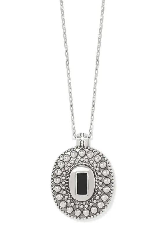 Pretty Tough Gem Necklace in Black