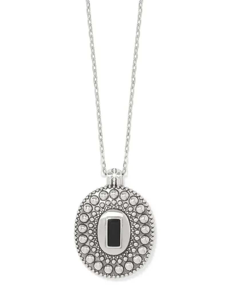 Pretty Tough Gem Necklace in Black