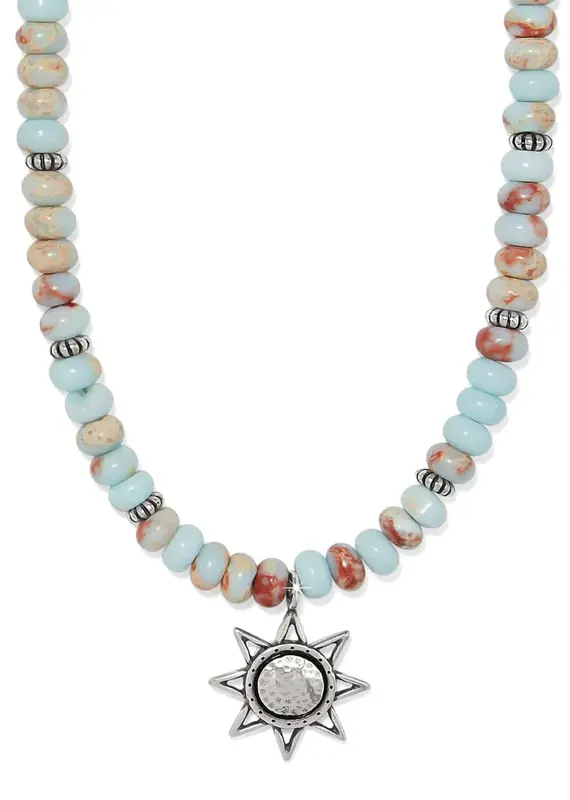Mosaic Mojave Beam Beaded Necklace