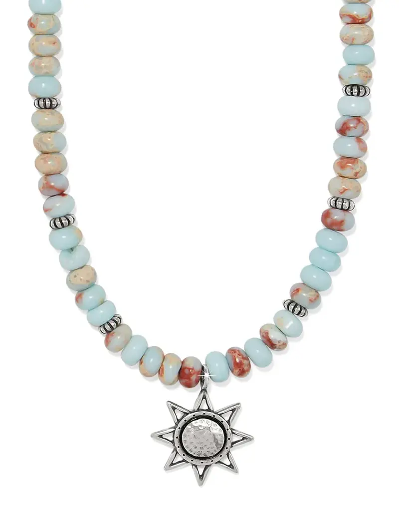 Mosaic Mojave Beam Beaded Necklace