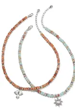 Mosaic Mojave Beam Beaded Necklace