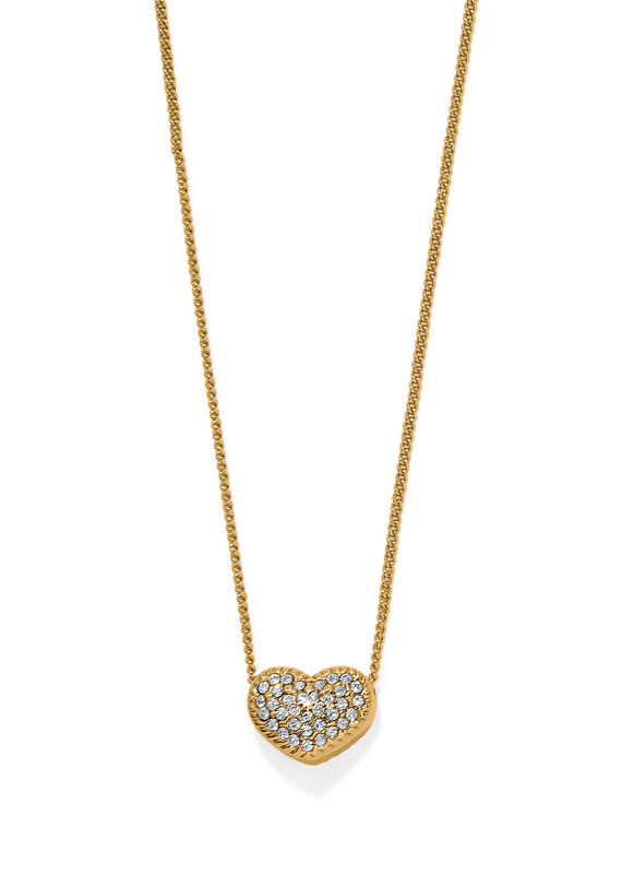 Illumina  Celeste Heart Petite Necklace in Gold