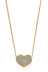 Illumina Celeste Heart Bold Necklace in Gold
