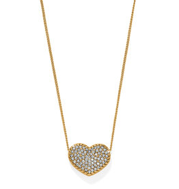 Illumina Celeste Heart Bold Necklace in Gold