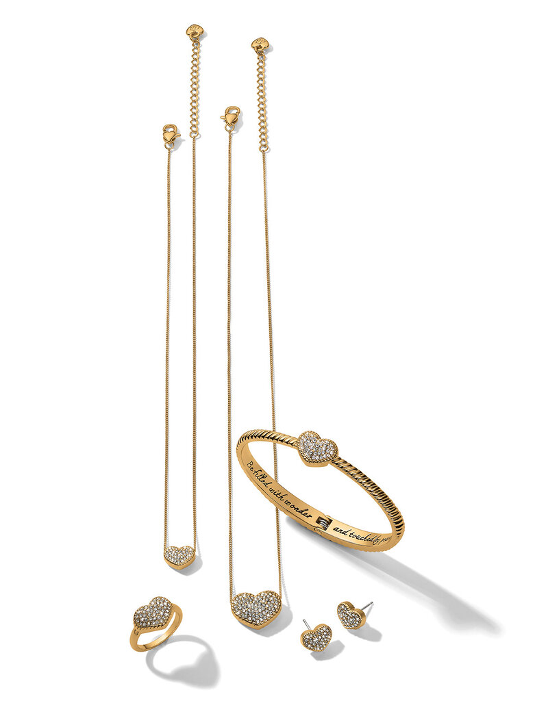 Illumina Celeste Heart Bold Necklace in Gold