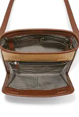 Astrid Straw Organizer Bag in Bourbon