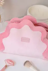 J.HOFFMAN'S Cosmetic Bag w/ Gathering Closure-Pink