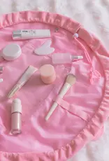 J.HOFFMAN'S Cosmetic Bag w/ Gathering Closure-Pink