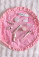 J.HOFFMAN'S Cosmetic Bag w/ Gathering Closure-Pink