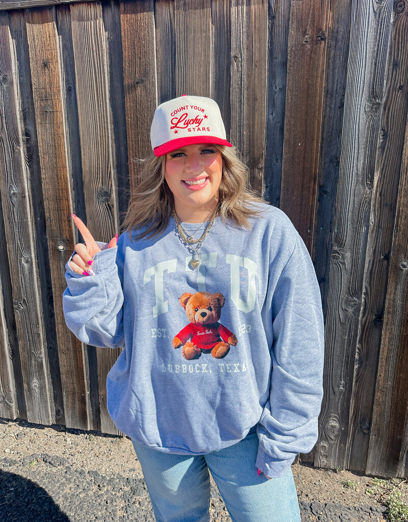 J.HOFFMAN'S - LICENSE **JHOFF ORIGINAL DESIGN** TTU Teddy Sweatshirt