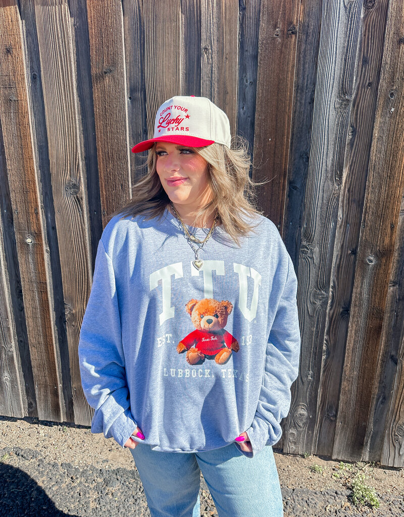 J.HOFFMAN'S - LICENSE **JHOFF ORIGINAL DESIGN** TTU Teddy Sweatshirt