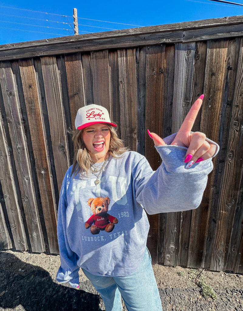 J.HOFFMAN'S - LICENSE **JHOFF ORIGINAL DESIGN** TTU Teddy Sweatshirt